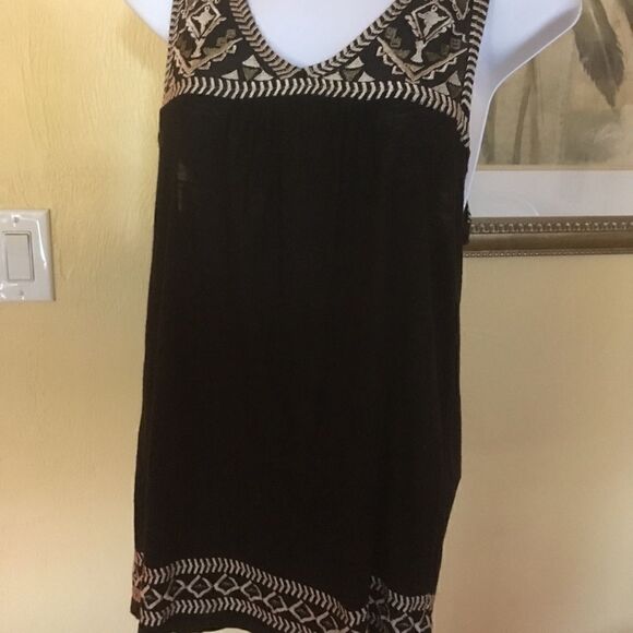 Boho Lucky Brand Top, Size Small - Picture 1 of 6